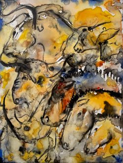 Ice Age Water Color | Ethan Deuel | Wall Art-Exposures International Gallery of Fine Art - Sedona AZ