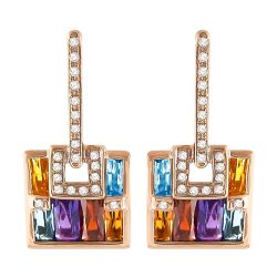Boulevard III Earrings | Bellarri | Jewelry-Exposures International Gallery of Fine Art - Sedona AZ