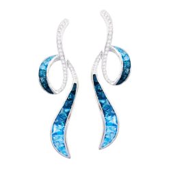 Capri Blue Topaz Earrings V | Bellarri | Jewelry-Exposures International Gallery of Fine Art - Sedona AZ