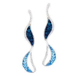 Capri Blue Topaz Earrings VI | Bellarri | Jewelry-Exposures International Gallery of Fine Art - Sedona AZ