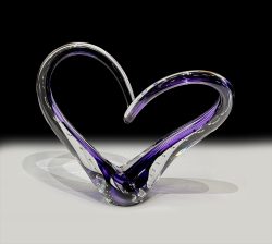 Small Love Sculpture - Purple | Scott Hartley | Sculpture-Exposures International Gallery of Fine Art - Sedona AZ