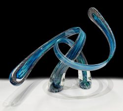 Painter's Embrace - Turquoise/Teal | Scott Hartley | Sculpture-Exposures International Gallery of Fine Art - Sedona AZ
