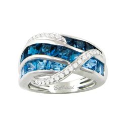 Capri Blue Topaz Ring II | Bellarri | Jewelry-Exposures International Gallery of Fine Art - Sedona AZ