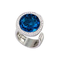 Cabaret London Blue Topaz Ring | Bellarri | Jewelry-Exposures International Gallery of Fine Art - Sedona AZ