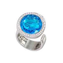 Cabaret Swiss Blue Topaz Ring | Bellarri | Jewelry-Exposures International Gallery of Fine Art - Sedona AZ