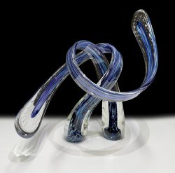 Small Painter's Embrace - Purple/Turquoise | Scott Hartley | Sculpture-Exposures International Gallery of Fine Art - Sedona AZ