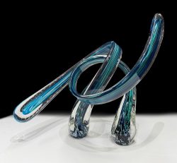Small Painter's Embrace - Teal/Turquoise | Scott Hartley | Sculpture-Exposures International Gallery of Fine Art - Sedona AZ