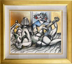 Serenade at the Window | Yuroz | Painting-Exposures International Gallery of Fine Art - Sedona AZ