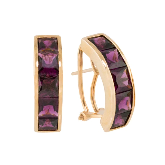 Eternal Love Rhodolite Earrings II | Bellarri | Jewelry-Exposures International Gallery of Fine Art - Sedona AZ