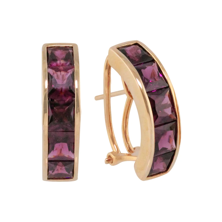 Eternal Love Rhodolite Earrings | Bellarri | Jewelry-Exposures International Gallery of Fine Art - Sedona AZ