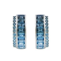 Eternal Love Blue Topaz Earrings IV | Bellarri | Jewelry-Exposures International Gallery of Fine Art - Sedona AZ