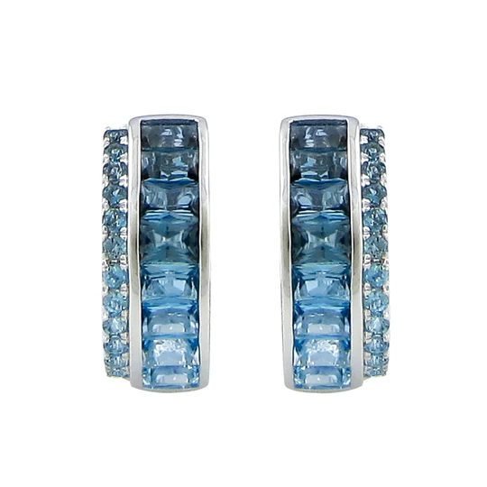 Eternal Love Blue Topaz Earrings IV | Bellarri | Jewelry-Exposures International Gallery of Fine Art - Sedona AZ