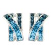 Eternal Love Blue Topaz Earrings II | Bellarri | Jewelry-Exposures International Gallery of Fine Art - Sedona AZ