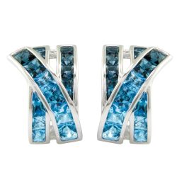 Eternal Love Blue Topaz Earrings II | Bellarri | Jewelry-Exposures International Gallery of Fine Art - Sedona AZ