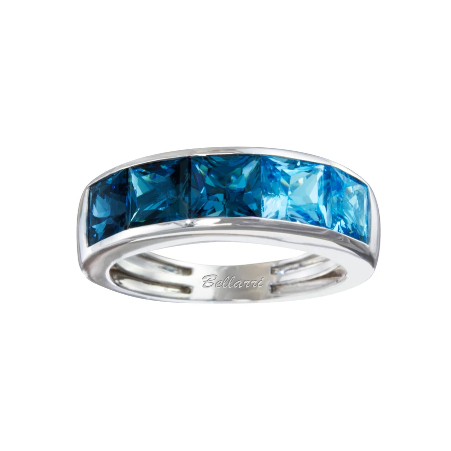 Eternal Love Blue Topaz Ring III | Bellarri | Jewelry-Exposures International Gallery of Fine Art - Sedona AZ