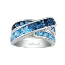 Eternal Love Blue Topaz Ring II | Bellarri | Jewelry-Exposures International Gallery of Fine Art - Sedona AZ