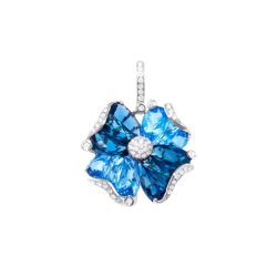 Mademoiselle Blue Topaz Enhancer - Small | Bellarri | Jewelry-Exposures International Gallery of Fine Art - Sedona AZ
