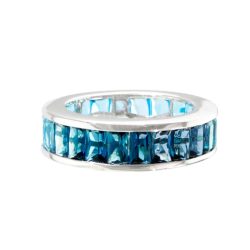 Eternal Love 360 Blue Topaz Ring | Bellarri | Jewelry-Exposures International Gallery of Fine Art - Sedona AZ