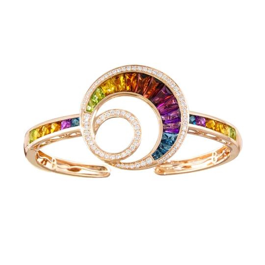Malibu Wave Bangle | Bellarri | Jewelry-Exposures International Gallery of Fine Art - Sedona AZ