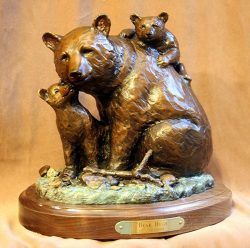 Bear Hugs | Marianne Caroselli | Sculpture-Exposures International Gallery of Fine Art - Sedona AZ