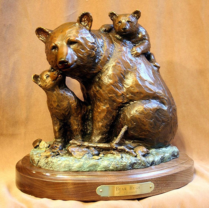 Bear Hugs | Marianne Caroselli | Sculpture-Exposures International Gallery of Fine Art - Sedona AZ