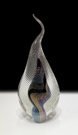 Dichroic Lattice Twilight - Rainbow Metallic | Scott Hartley | Sculpture-Exposures International Gallery of Fine Art - Sedona AZ