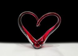 Large Love Sculpture - Red | Scott Hartley | Sculpture-Exposures International Gallery of Fine Art - Sedona AZ