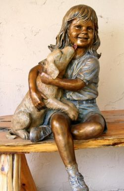 My New Friend | Marianne Caroselli | Sculptures-Exposures International Gallery of Fine Art - Sedona AZ