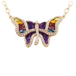 Madame Butterfly Multi Necklace III | Bellarri | Jewelry-Exposures International Gallery of Fine Art - Sedona AZ