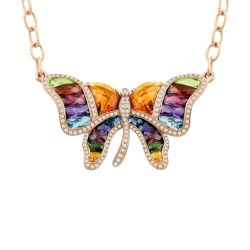 Madame Butterfly Multi Necklace II | Bellarri | Jewelry-Exposures International Gallery of Fine Art - Sedona AZ