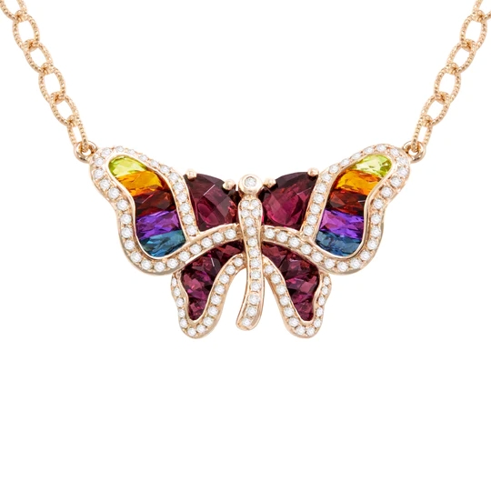 Madame Butterfly Multi Necklace | Bellarri | Jewelry-Exposures International Gallery of Fine Art - Sedona AZ