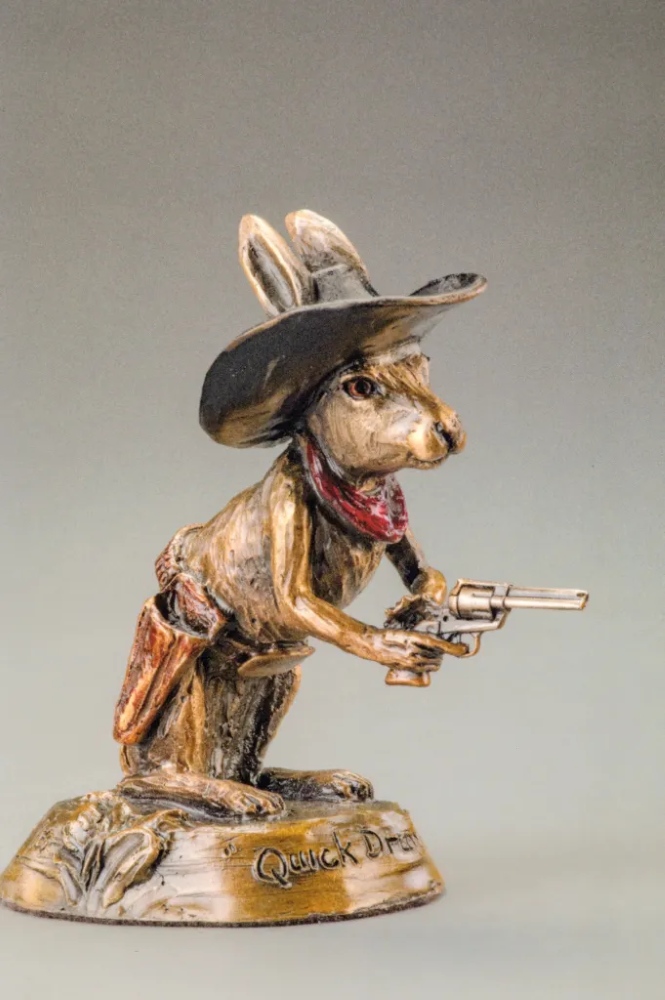 Quick Draw Jack | Diana Simpson | Sculptures-Exposures International Gallery of Fine Art - Sedona AZ