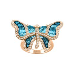 Madame Butterfly Blue Topaz Ring | Bellarri | Jewelry-Exposures International Gallery of Fine Art - Sedona AZ