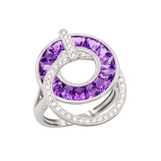 Malibu Amethyst Ring | Bellarri | Jewelry-Exposures International Gallery of Fine Art - Sedona AZ