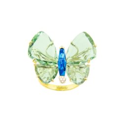 Madame Butterfly Prasiolite Ring II | Bellarri | Jewelry-Exposures International Gallery of Fine Art - Sedona AZ