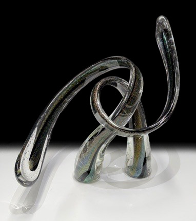 Small Dichroic Embrace - Rainbow | Scott Hartley | Sculpture-Exposures International Gallery of Fine Art - Sedona AZ