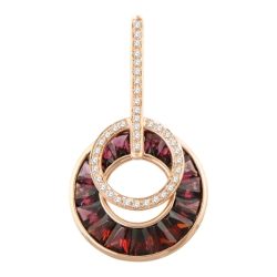 Poetry in Motion Rhodolite Pendant | Bellarri | Jewelry-Exposures International Gallery of Fine Art - Sedona AZ