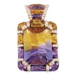 Romantic Reflections Ametrine Enhancer | Bellarri | Jewelry-Exposures International Gallery of Fine Art - Sedona AZ