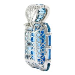 Romantic Reflections Blue Topaz Enhancer | Bellarri | Jewelry-Exposures International Gallery of Fine Art - Sedona AZ
