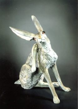 Happy Scratcher | Diana Simpson | Sculpture-Exposures International Gallery of Fine Art - Sedona AZ