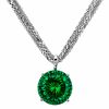 Green 14mm round on two DCW chains, 17 carat-Z30368-M35GREEN-18-video front