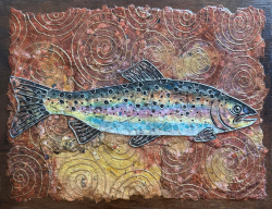 Fish Box Catch | Dianne Adams | Painting-Exposures International Gallery of Fine Art - Sedona AZ