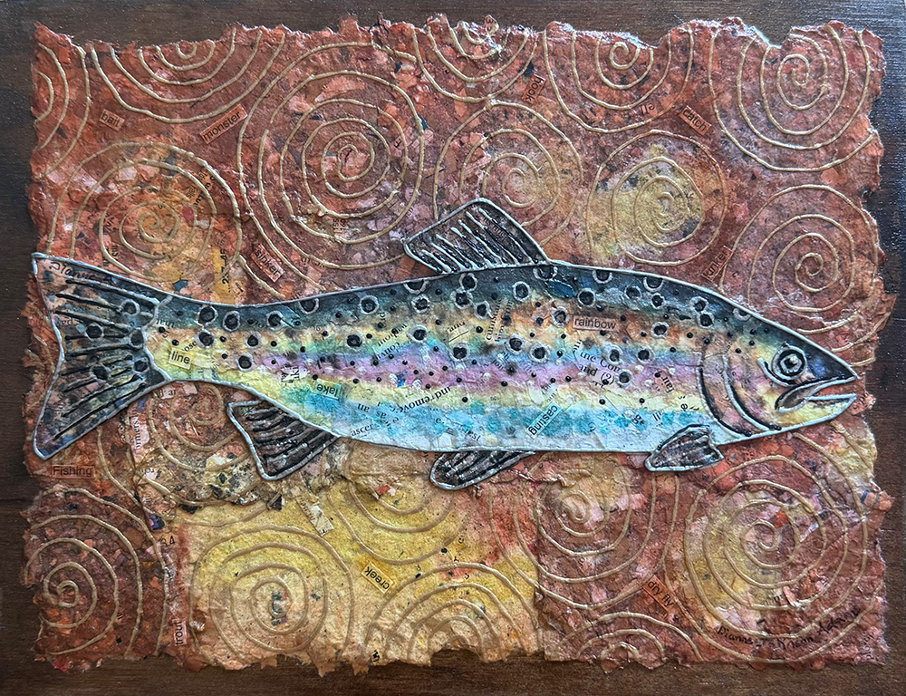 Fish Box Catch | Dianne Adams | Painting-Exposures International Gallery of Fine Art - Sedona AZ